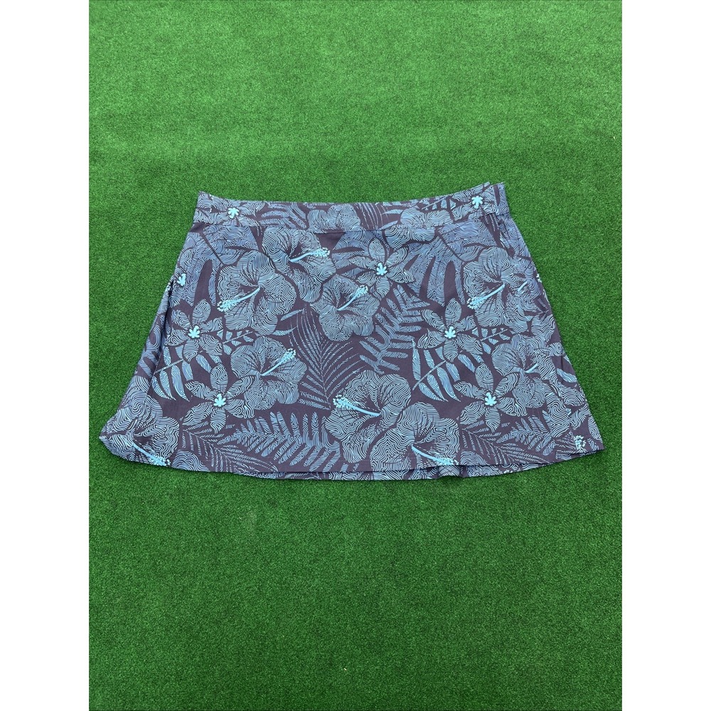 RipSkirt Hawaii Maui Moonlight Hook & Loop Wrap Midi Skirt W/Pocket Womens XL